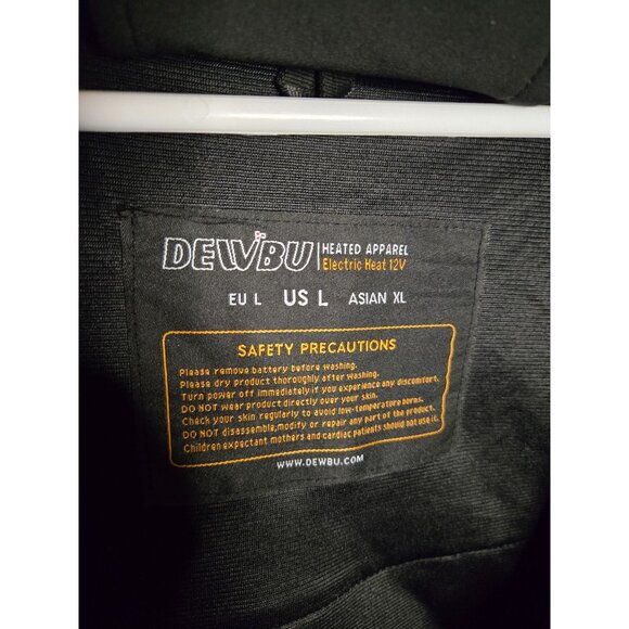 Dewbu Ladies Heated Soft Shell Jacket Size Large Winter Warm Active - Picture 6 of 10